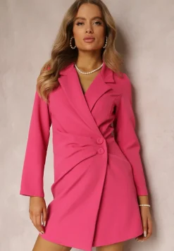 Ciemnoróżowa Sukienka Semiche