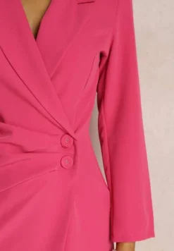 Ciemnoróżowa Sukienka Semiche