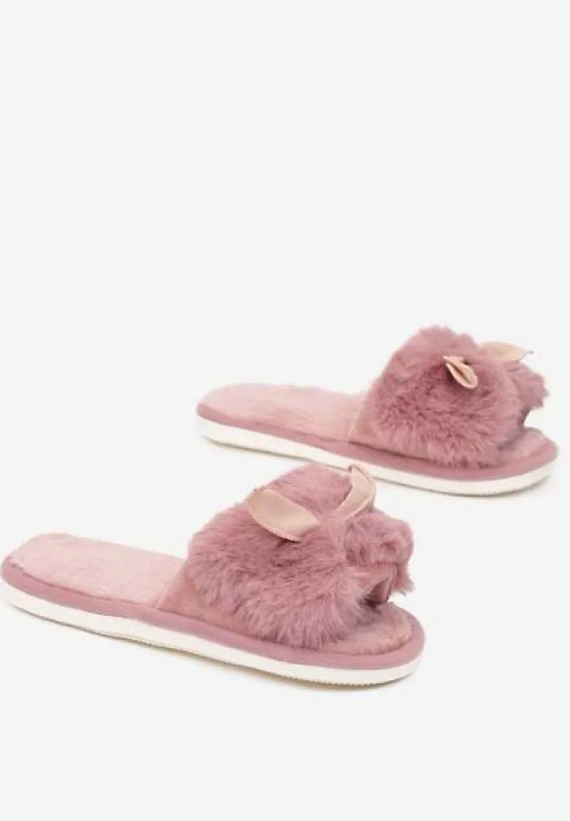 Ciemnoróżowe Kapcie Tryphadia