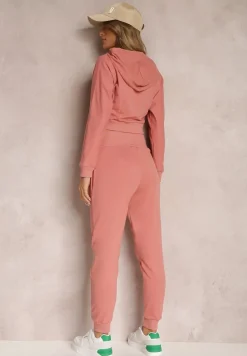 Ciemnoróżowy 2-częściowy Komplet Dresowy Maesphenyi