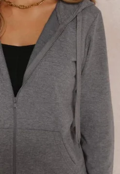 Ciemnoszara Bluza Rhodothee
