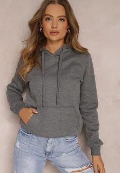Ciemnoszara Bluza z Kapturem Kalladina