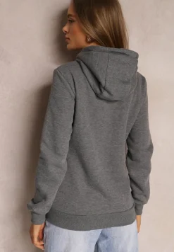 Ciemnoszara Bluza z Kapturem Kalladina