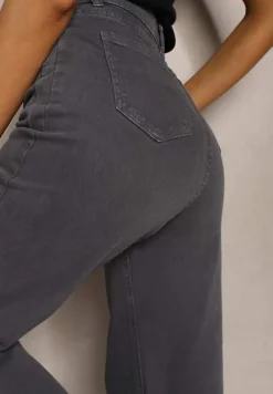 Ciemnoszare Jeansy Szerokie Phririope