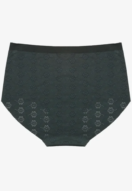 Ciemnozielona Bielizna Modelująca Majtki High Waist Lilialira