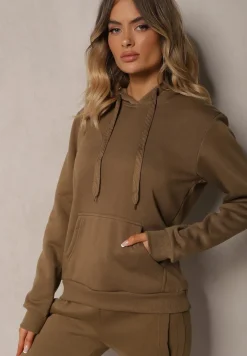 Ciemnozielona Bluza z Kapturem Corbetes