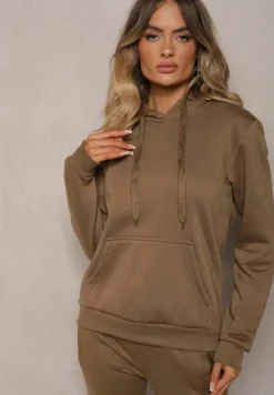 Ciemnozielona Bluza z Kapturem Corbetes