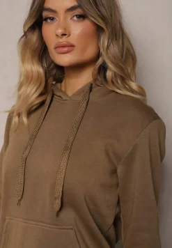 Ciemnozielona Bluza z Kapturem Corbetes