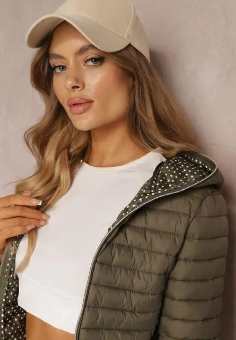 Ciemnozielona Kurtka Pikowana Cerserea