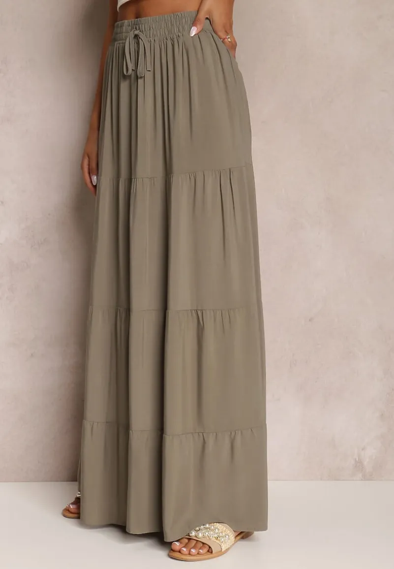 Ciemnozielona Spódnica Kainne