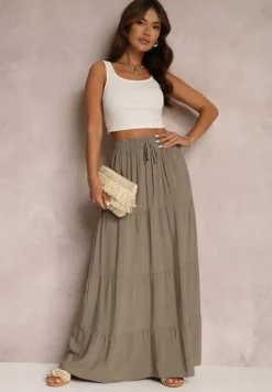 Ciemnozielona Spódnica Kainne