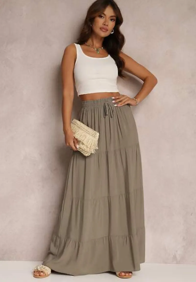 Ciemnozielona Spódnica Kainne