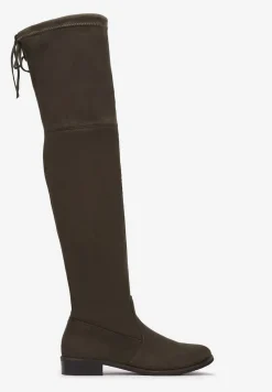 Ciemnozielone Kozaki Sorry Not Sorry