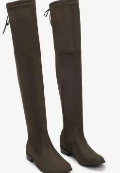 Ciemnozielone Kozaki Sorry Not Sorry