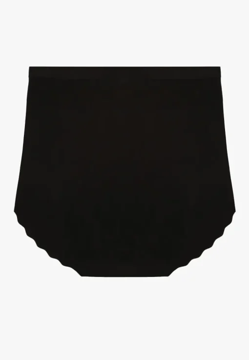 Czarna Bezszwowa Bielizna modelująca Majtki High Waist Falawena