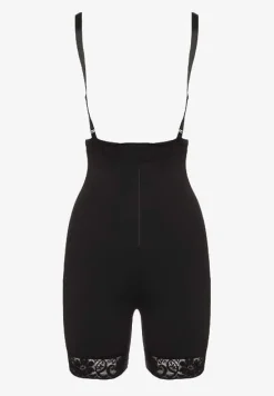 Czarna Bielizna modelująca Majtki High Waist z Efektem Push Up Lunavera