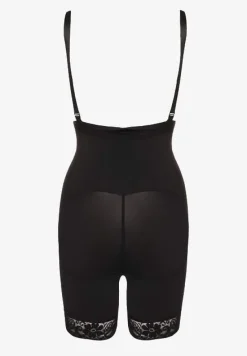 Czarna Bielizna modelująca Majtki High Waist z Efektem Push Up Lunavera