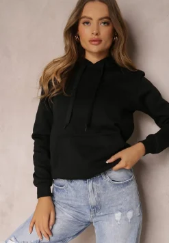 Czarna Bluza z Kapturem Corbetes