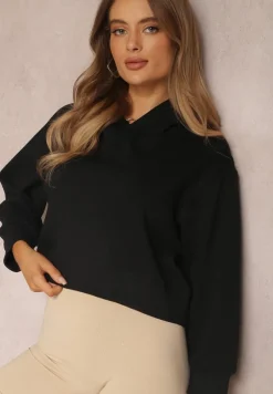 Czarna Bluza z Kapturem Paranero