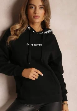 Czarna Bluza z Kapturem Vasilija