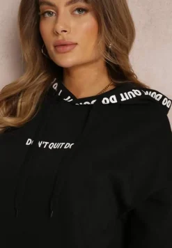 Czarna Bluza z Kapturem Vasilija