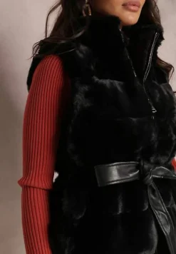 Czarna Dwustronna Kamizelka Pheraleia