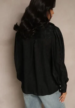 Czarna Koszula w Klasycznym Stylu Nalelite