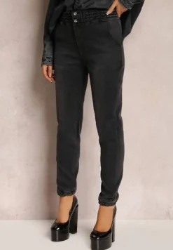 Czarne Jeansy Joggery Ketsiah