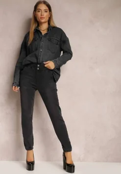 Czarne Jeansy Joggery Ketsiah