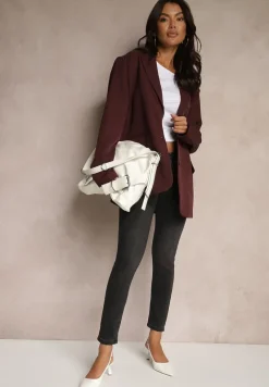 Czarne Jeansy Skinny Low Waist Wilavia