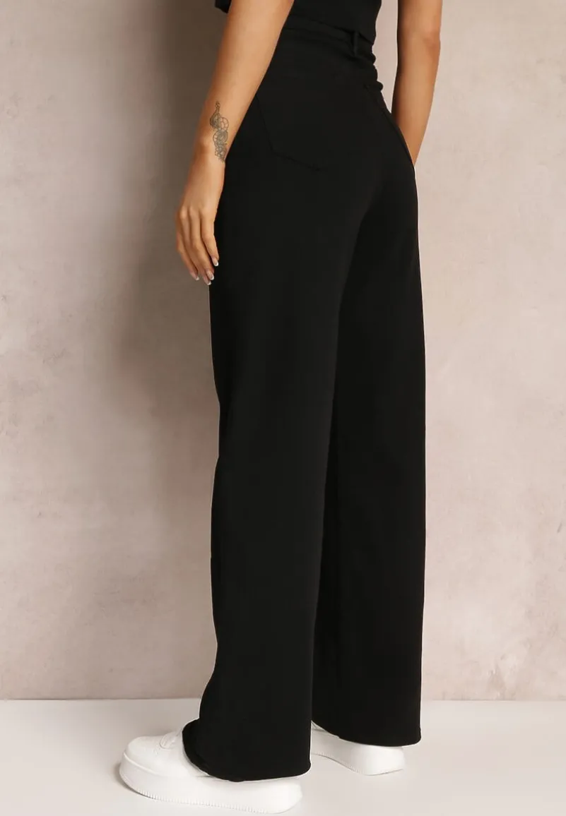 Czarne Jeansy Szerokie Phririope