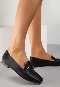 Czarne Mokasyny Salopea