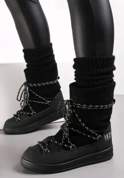 Czarne Śniegowce Night Magic