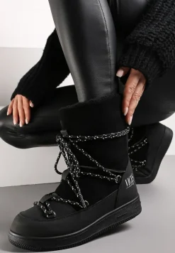 Czarne Śniegowce Night Magic