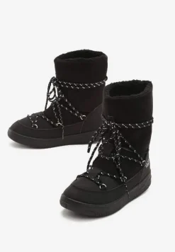 Czarne Śniegowce Night Magic