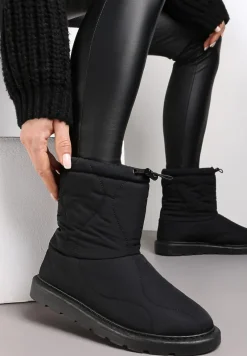 Czarne Śniegowce Pikowane Lessela