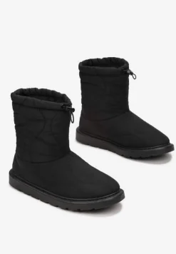 Czarne Śniegowce Pikowane Lessela