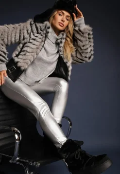 Czarne Śniegowce z Futerkiem na Grubej Podeszwie z Imitacją Sznurowadeł Liadirae