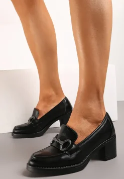 Czarne Półbuty Farnaz