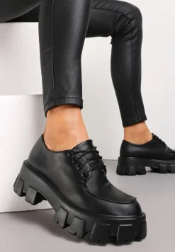 Czarne Półbuty Kephea