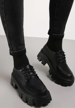 Czarne Półbuty Kephea