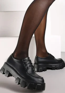 Czarne Półbuty Kephea