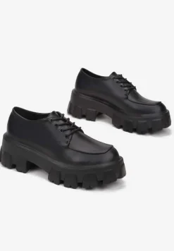 Czarne Półbuty Kephea