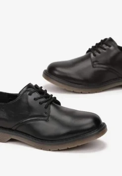 Czarne Półbuty Wiązane Soulem