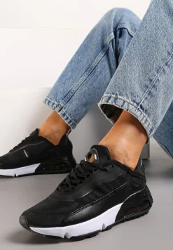 Czarne Sneakersy Azama