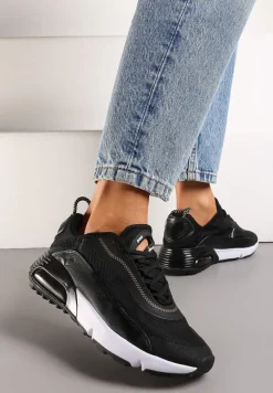 Czarne Sneakersy Azama