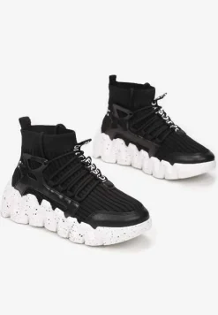 Czarne Sneakersy Chrysialla