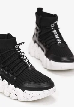 Czarne Sneakersy Chrysialla