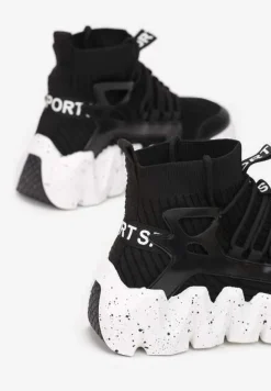 Czarne Sneakersy Chrysialla