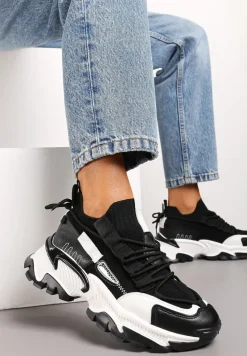 Czarne Sneakersy Kharena